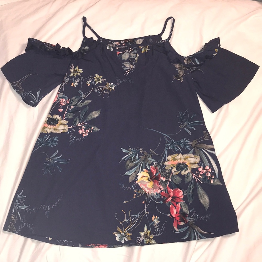 Cut Out Shoulder Dress